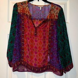 Super Cute boohoo Sheer blouse